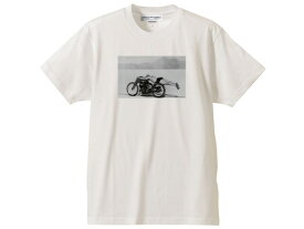 SPEED ADDICT フォトプリント T-shirt（スピードアディクトTシャツ）WHITE 白世界最速のインディアンモトサイクルindian motocycleボンネビルソルトフラッツドラッグレースnascarマン島ttレースmotogp古着アメカジ英車英国車50s60s70s80s