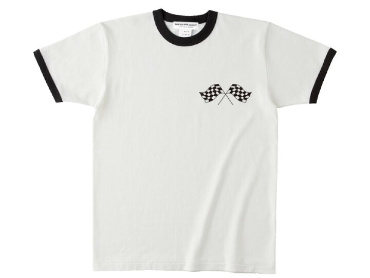 楽天市場】CHECKER FLAGS Ringer T-shirt（チェッカーフラッグリンガー 