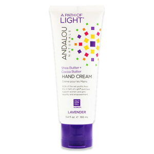 ANDALOU NATURALS �V�A�o�^�[+�R�R�A�o�^�[�n���h�N���[�� ���x���_�[ 100ml�i3.4floz�j �A���_���[�i�`�������Y ANDALOU NATURALS Shea Butter + Cocoa Butter HAND CREAM 3.4floz 100ml�y�����񂹏��i�z�y������