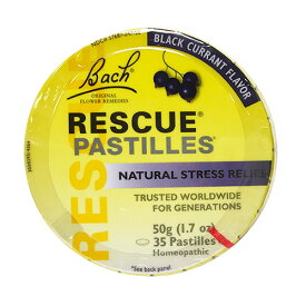 バッチフラワー レスキューレメディー パステル（ブラックカラント） 50g【合わせて買いたい】Rescue Remedy Pastilles Black Current 50g【お取り寄せ商品】