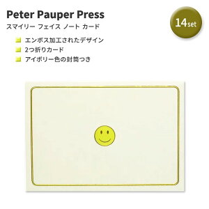 yő1400~OFFN[|zs[^[pEp[vX X}C[ tFCX m[g J[h Peter Pauper Press Smiley Face Note Cards O[eBOJ[h ^[Zbg ⳕ {bNX