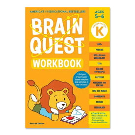 【洋書】ブレイン・クエスト ワークブック キンダーガーテン [ワークマン・パブリッシング / 文：リサ・トランバウワー] Brain Quest Workbook Kindergarten [Workman Publishing] 幼稚園 5～6才 改訂版