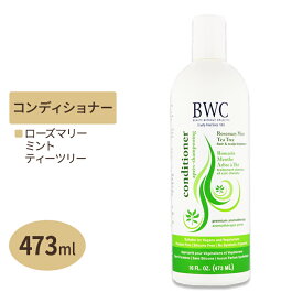 BWC プレミアムアロマセラピーコンディショナー ローズマリー ミント ティーツリー 473ml（16floz） ビューティーウィザウトクルエルティ