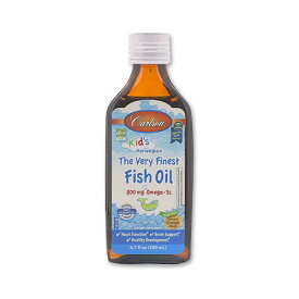 【隠れた名品】ノルウェー産フィッシュオイル 天然オレンジフレーバー 子供用200ml Carlson Labs（カールソンラボ） The Very Finest Fish Oil, Orange 200ml