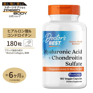 qA_ RhC`ioCIZR[Qj 180 Doctor's BESTihN^[YxXgjHyaluronic Acid with Chondroitin Sulfate 180caps