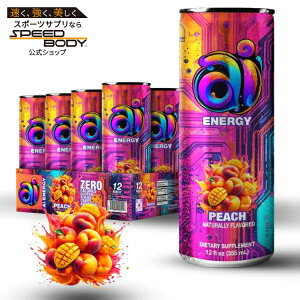 yő1400~OFFN[|zACGiW[s[` - 12pbN AI Energy: Peach (12/12oz) y񂹏izy킹Ĕz