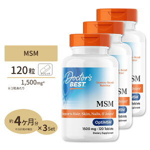 yő1400~OFFN[|zMSM 1500mg 120 ^ubg Doctor's BESTihN^[YxXgj MSM 1500mg 120tb