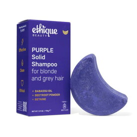 エティーク パープル 固形シャンプーバー ブロンド・グレーヘア用 110g Ethique Purple Solid Shampoo Bar for Blonde & Grey Hair 3.9 OUNCE 【お取り寄せ商品】