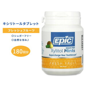 �G�s�b�N �L�V���g�[���^�u���b�g �t���b�V���t���[�c �~���g 180��(90g) EPIC Dental Xylitol Mints Fresh Fruit ����₩ ���k�n�y�����񂹏��i�z�y���킹�Ĕ��������z