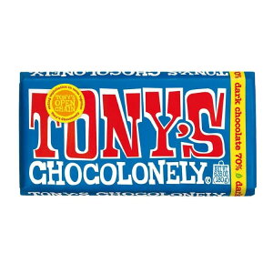�g�j�[�Y�`���R�������[ 70% �_�[�N�`���R���[�g�o�[ 180g Tony's Chocolonely 70% Dark Chocolate Bar 6.35 oz. �y�����񂹏��i�z