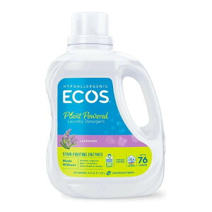 �G�R�X �A�[�X�t�����h���[ ���x���_�[ �y�f�z�� �����h���[�f�^�[�W�F���g 2070mL ECOS Earth Friendly Products Lavender with Enzymes Laundry Detergent 70 fl. oz. �y�����񂹏��i�z