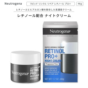 �j���[�g���W�[�i ���s�b�h�����N�����y�A ���`�m�[�� �v��+ �i�C�g�N���[�� 48g (1.7oz) ������ Neutrogena Rapid Wrinkle Repair Retinol Pro+ 0.3% Night Cream Fragrance Free �X�L���P�A ���P�A �r�^�~��A�y�����