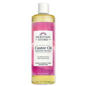 yő1400~OFFN[|zHERITAGE STORE LX^[IC wLTt[ 473mli16flozj we[WXgA Castor Oil Hexane-Free 16floz 480ml