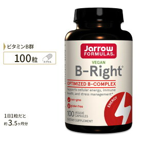 ビタミンBライト（低臭性Bコンプレックス） 100粒 サプリメント サプリ ビタミンB群 Jarrow Formulas ジャローフォーミュラズ