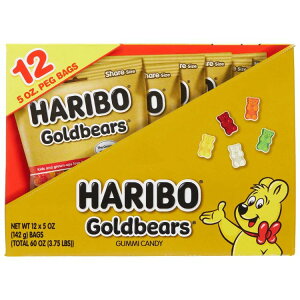 �y�A�����J�R�X�g�R�i�z�n���{�[ �S�[���h�x�A �O�~�L�����f�B 142g×12�� Haribo Goldbears Gummi Candy, 5 oz, 12-coun �y�����񂹏��i�z�y���킹�Ĕ��������z