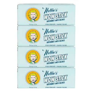 �y�A�����J�R�X�g�R�i�z�l���[�Y ���E �X�e�B�b�N �X�e�C�������[�o�[ ��76g 4 ���� Nellie's Wow Stick Stain Remover, 2.7 oz, 4-count�y�����񂹏��i�z�y���킹�Ĕ��������z