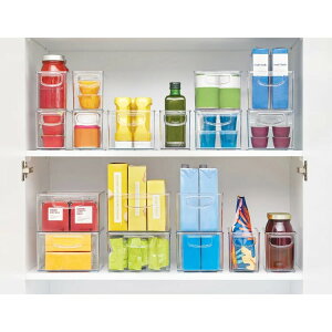 �y�A�����J�R�X�g�R�i�ziDESIGN �L�b�`�����p���g���[���[�{�b�N�X 18 �_�Z�b�g iDESIGN Kitchen and Pantry Storage Bins, 18-piece Set �y�����񂹏��i�z�y���킹�Ĕ��������z