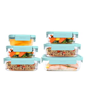 �y�A�����J�R�X�g�R�i�zBentgo 12�s�[�X �K���X���H�i�ۑ��Z�b�g Bentgo 12-piece Glass Food Storage Set �y�����񂹏��i�z�y���킹�Ĕ��������z