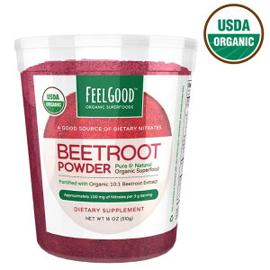 �y�A�����J�R�X�g�R�i�z�t�B�[���O�b�h USDA �I�[�K�j�b�N�r�[�g���[�g�p�E�_�[ Feel Good USDA Organic Beetroot Powder, 18 Ounces �y�����񂹏��i�z�y���킹�Ĕ��������z
