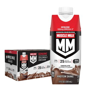 �y�A�����J�R�X�g�R�i�z�}�b�X���~���N �v���e�C���V�F�C�N �`���R���[�g ��325ml 18 �p�b�N Muscle Milk Genuine Protein Shake Chocolate, 11 fl oz, 18-pack �y�����񂹏��i�z�y���킹�Ĕ��������z