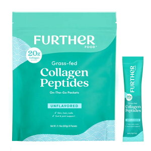 �t�@�[�U�[�t�[�h �R���[�Q�� �X�e�B�b�N ������ 30�{���� Further Food Collagen Stick Pack, Unflavored, 30-count �y�����񂹏��i�z