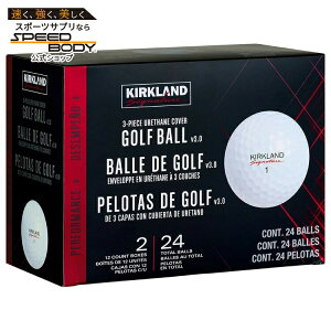 �J�[�N�����h �V�O�l�`���[ �S���t�{�[�� V3.0 24�� Kirkland Signature V3.0 Golf Ball, 2-dozen �y�����񂹏��i�z