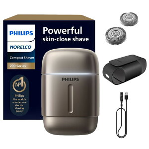�t�B���b�v�X �m�����R �R���p�N�g�d�C�V�F�[�o�[ 700 ���t�g���J�b�g�V�X�e�� Philips Norelco Compact Electric Shaver 700, Lift and Cut System �y�����񂹏��i�z