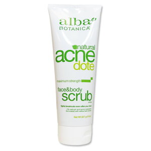 �A���o�E�{�^�j�J[�A�N�l�P�A]�t�F�C�X&�{�f�B�X�N���u 227g Alba Botanica Acne Dote Face & Body Scrub�y�����񂹏��i�z�y���킹�Ĕ��������z