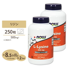 L-リジン 500mg 250粒 NOW Foods(ナウフーズ)