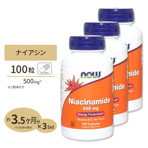 yő1400~OFFN[|ziEt[Y iCAVA~h r^~B3 500mg 100 NOW Foods Niacinamide (B-3) CLCLƂ GiW[`[W yf