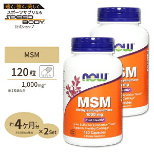 yő1400~OFFN[|z[2Zbg] MSM 1000mg 120 NOW Foods(iEt[Y)