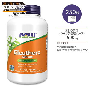 yő1400~OFFN[|ziEt[Y GEe (VxA`n[u) 500mg xWJvZ 250 NOW Foods Eleuthero 500mg Veg Capsules VxAlQ G]ERM n[u
