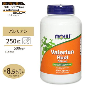�o�����A�����[�g 500mg 250�� NOW Foods(�i�E�t�[�Y)Valerian Root 500 mg - 250 Caps