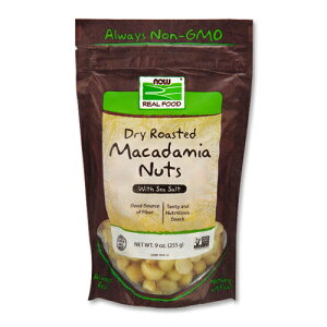 yő1400~OFFN[|ziEt[Y }J_~Aibc [Xg  255g NOW Foods}Jf~A L [Xebh ܂Dry Roasted Macadamia Nuts With Sea Salt