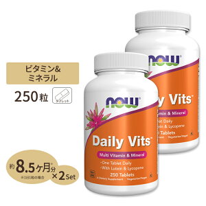 �f�C���[�r�^�~�� �}���` 250�� NOW Foods(�i�E�t�[�Y)Daily Vits Vitamin - 250 Tabs