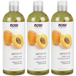 yő1400~OFFN[|ziEt[Y AvRbg J[l IC 473ml (16 fi oz) NOW Foods Apricot Kernel Oil r^~E ǐmIC AY