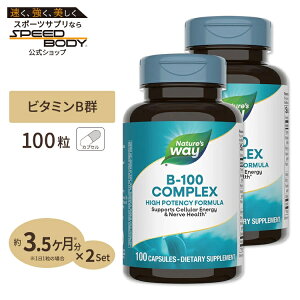 [2�Z�b�g] �l�C�`���[�Y�E�F�C B-100�R���v���b�N�X�iB2��y�f�z���j 100�� Nature's WayB-100 Complex With B2 Coenzyme 100capsules 2bottles set�y�����񂹏��i�z�y���킹�Ĕ��������z