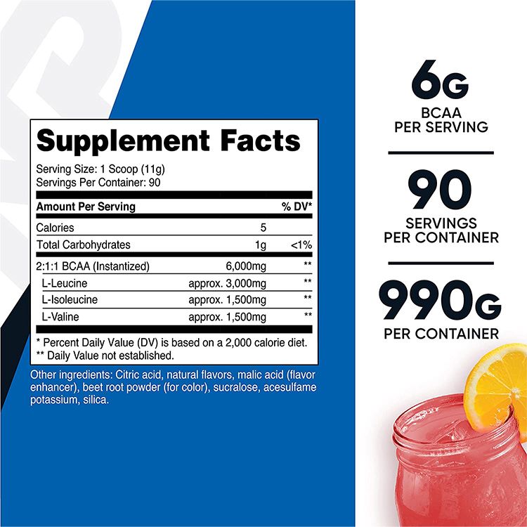 最大90%OFFクーポンニュートリコスト BCAAパウダー ラズベリーレモネード BCAA Powder 990g Raspberry BCAA2:1:1  分枝鎖アミノ酸 (34.9oz) Nutricost 90回分 Lemonade ゲルマニウムアクセサリー 