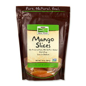 �}���S�[�X���C�X 284g NOW Foods�i�i�E�t�[�Y�j Real Food Mango Slices 10 oz 284 g