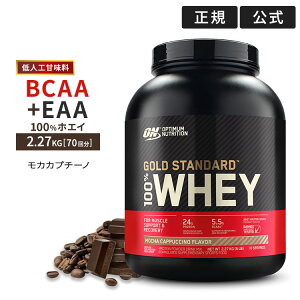 [正規代理店] ゴールドスタンダード 100% ホエイ プロテイン モカカプチーノ 2.27kg 5LB 日本国内規格仕様 低人工甘味料 Gold Standard Optimum Nutrition