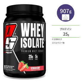 プロサップス ホエイ アイソレート プロテイン ストロベリー 907g (2lb) PS Whey Isolate Strawberry 29回分 PS