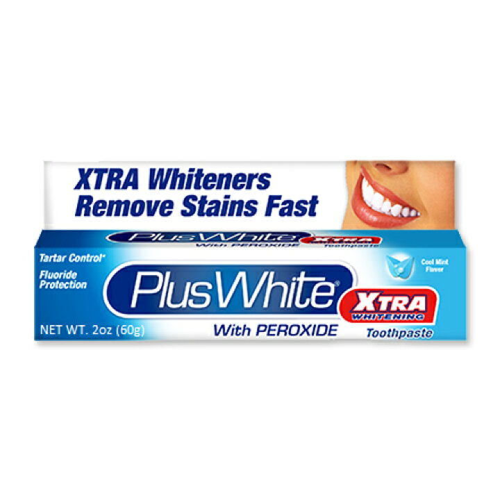 楽天市場 エクストラホワイトニング 歯磨き粉 60g Plus White プラスホワイト 白い歯 タバコ 黄ばみ ワイン 爽やか 着色汚れ アメリカサプリ専門スピードボディ