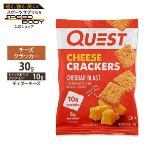 yő1400~OFFN[|zNGXg j[gV `[YNbJ[ `F_[uXg 30g (1.06oz) Quest Nutrition CHEDDAR BLAST CHEESE CRACKERS ^pN Y lC GlM[y킹