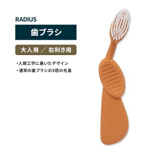 ���f�B�E�X �t���b�N�X�u���V ���u���V �I�����W RADIUS Flex Brush Right Orange �E���� ���݂��� �n�u���V �A���R�� ���ɗD���� �Đ��S�� �t���b�N�X�l�b�N