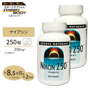[2�Z�b�g] �\�[�X�i�`�������Y �i�C�A�V�� 250mg 250�� Source Naturals Niacin 250mg 250Tablets�y�����񂹏��i�z�y���킹�Ĕ��������z