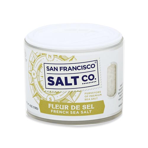 見た目も華やかなフランス産天然塩 フルール 新品未使用正規品 ドゥ セル 新発売 フレンチシーソルト 4oz 113g SAN CO FRANCISCO サンフランシスコソルトカンパニー SALT