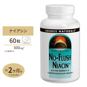 �\�[�X�i�`�������Y �m�[�t���b�V�� �i�C�A�V�� 500mg 60�� �^�u���b�g Source Naturals No-Flush Niacin 500mg 60Tablets �g�� ����� �v�c�v�c �i�V �r�^�~��B3 �s��2�������t�y�����񂹏��i�z�y���킹��
