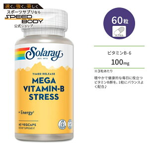 �\�����[ ���K �r�^�~��B 60�� �x�W�J�v�Z�� Solaray Mega Vitamin B-Stress Timed-Release Veggie Capsules �T�v�������g �r�^�~�� �r�^�~��C �`�A�~�� ���{�t���r�� �i�C�A�V�� �^�C�������[�X