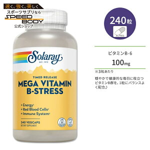 yő1400~OFFN[|z\[ K r^~B 240 xWJvZ Solaray Mega Vitamin B-Stress Timed-Release Veggie Capsules Tvg r^~ r^~C `A~ {tr iCAV ^C
