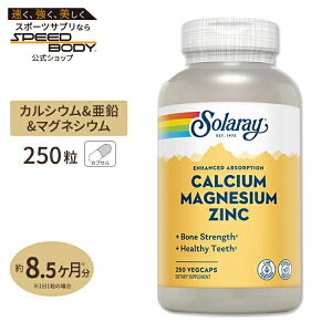 yő1400~OFFN[|z\[ JVE }OlVE  xW^uJvZ 250 Solaray Calcium Magnesium Zinc_CGbg NTv